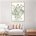 Picture of Drawn Florals I  _GroupedProduct_Rectangle_Portrait_Canvas_Framed_
