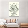 Picture of Drawn Florals I  _GroupedProduct_Rectangle_Portrait_Canvas_Framed_