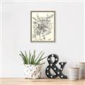 Picture of Drawn Florals III  _GroupedProduct_Rectangle_Portrait_Canvas_Framed_
