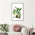 Picture of House Plants I  _GroupedProduct_Rectangle_Portrait_Canvas_Framed_