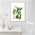 Picture of House Plants I  _GroupedProduct_Rectangle_Portrait_Canvas_Framed_