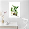Picture of House Plants I  _GroupedProduct_Rectangle_Portrait_Canvas_Framed_