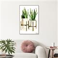 Picture of House Plants II  _GroupedProduct_Rectangle_Portrait_Canvas_Framed_