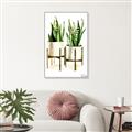 Picture of House Plants II  _GroupedProduct_Rectangle_Portrait_Canvas_Framed_