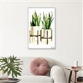 Picture of House Plants II  _GroupedProduct_Rectangle_Portrait_Canvas_Framed_