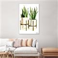 Picture of House Plants II  _GroupedProduct_Rectangle_Portrait_Canvas_Framed_
