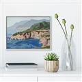 Picture of Cliff Beach _GroupedProduct_Rectangle_Landscape_Canvas_Framed_
