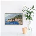 Picture of Cliff Beach _GroupedProduct_Rectangle_Landscape_Canvas_Framed_