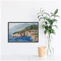 Picture of Cliff Beach _GroupedProduct_Rectangle_Landscape_Canvas_Framed_