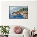 Picture of Cliff Beach _GroupedProduct_Rectangle_Landscape_Canvas_Framed_