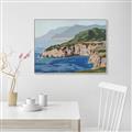 Picture of Cliff Beach _GroupedProduct_Rectangle_Landscape_Canvas_Framed_