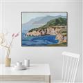 Picture of Cliff Beach _GroupedProduct_Rectangle_Landscape_Canvas_Framed_