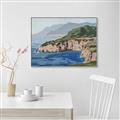 Picture of Cliff Beach _GroupedProduct_Rectangle_Landscape_Canvas_Framed_