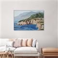 Picture of Cliff Beach _GroupedProduct_Rectangle_Landscape_Canvas_Framed_