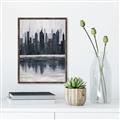 Picture of City from afar _GroupedProduct_Rectangle_Portrait_Canvas_Framed_