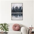 Picture of City from afar _GroupedProduct_Rectangle_Portrait_Canvas_Framed_