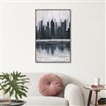 Picture of City from afar _GroupedProduct_Rectangle_Portrait_Canvas_Framed_