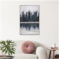 Picture of City from afar _GroupedProduct_Rectangle_Portrait_Canvas_Framed_
