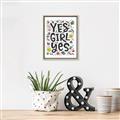 Picture of Yes Girl  _GroupedProduct_Rectangle_Portrait_Canvas_Framed_