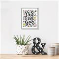Picture of Yes Girl  _GroupedProduct_Rectangle_Portrait_Canvas_Framed_