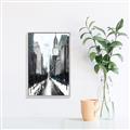 Picture of Snowy New York  _GroupedProduct_Rectangle_Portrait_Canvas_Framed_