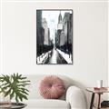 Picture of Snowy New York  _GroupedProduct_Rectangle_Portrait_Canvas_Framed_