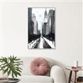 Picture of Snowy New York  _GroupedProduct_Rectangle_Portrait_Canvas_Framed_