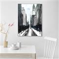 Picture of Snowy New York  _GroupedProduct_Rectangle_Portrait_Canvas_Framed_