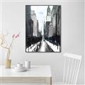 Picture of Snowy New York  _GroupedProduct_Rectangle_Portrait_Canvas_Framed_