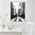 Picture of Snowy New York  _GroupedProduct_Rectangle_Portrait_Canvas_Framed_