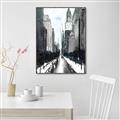 Picture of Snowy New York  _GroupedProduct_Rectangle_Portrait_Canvas_Framed_