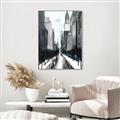Picture of Snowy New York  _GroupedProduct_Rectangle_Portrait_Canvas_Framed_