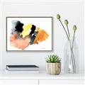 Picture of Watercolor with Orange _GroupedProduct_Rectangle_Landscape_Canvas_Framed_