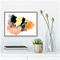 Picture of Watercolor with Orange _GroupedProduct_Rectangle_Landscape_Canvas_Framed_