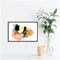 Picture of Watercolor with Orange _GroupedProduct_Rectangle_Landscape_Canvas_Framed_