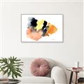 Picture of Watercolor with Orange _GroupedProduct_Rectangle_Landscape_Canvas_Framed_