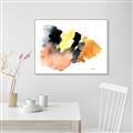 Picture of Watercolor with Orange _GroupedProduct_Rectangle_Landscape_Canvas_Framed_