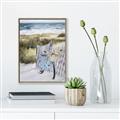 Picture of Biked to the Beach  _GroupedProduct_Rectangle_Portrait_Canvas_Framed_