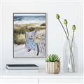 Picture of Biked to the Beach  _GroupedProduct_Rectangle_Portrait_Canvas_Framed_