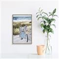 Picture of Biked to the Beach  _GroupedProduct_Rectangle_Portrait_Canvas_Framed_