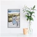 Picture of Biked to the Beach  _GroupedProduct_Rectangle_Portrait_Canvas_Framed_