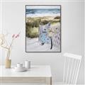 Picture of Biked to the Beach  _GroupedProduct_Rectangle_Portrait_Canvas_Framed_