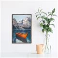 Picture of Lake Life  _GroupedProduct_Rectangle_Portrait_Canvas_Framed_
