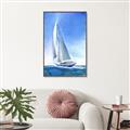 Picture of Sailing I  _GroupedProduct_Rectangle_Portrait_Canvas_Framed_