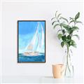 Picture of Sailing III  _GroupedProduct_Rectangle_Portrait_Canvas_Framed_