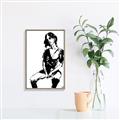 Picture of Glam I  _GroupedProduct_Rectangle_Portrait_Canvas_Framed_