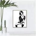 Picture of Glam I  _GroupedProduct_Rectangle_Portrait_Canvas_Framed_