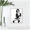 Picture of Glam I  _GroupedProduct_Rectangle_Portrait_Canvas_Framed_