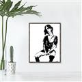 Picture of Glam I  _GroupedProduct_Rectangle_Portrait_Canvas_Framed_