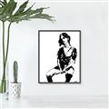 Picture of Glam I  _GroupedProduct_Rectangle_Portrait_Canvas_Framed_